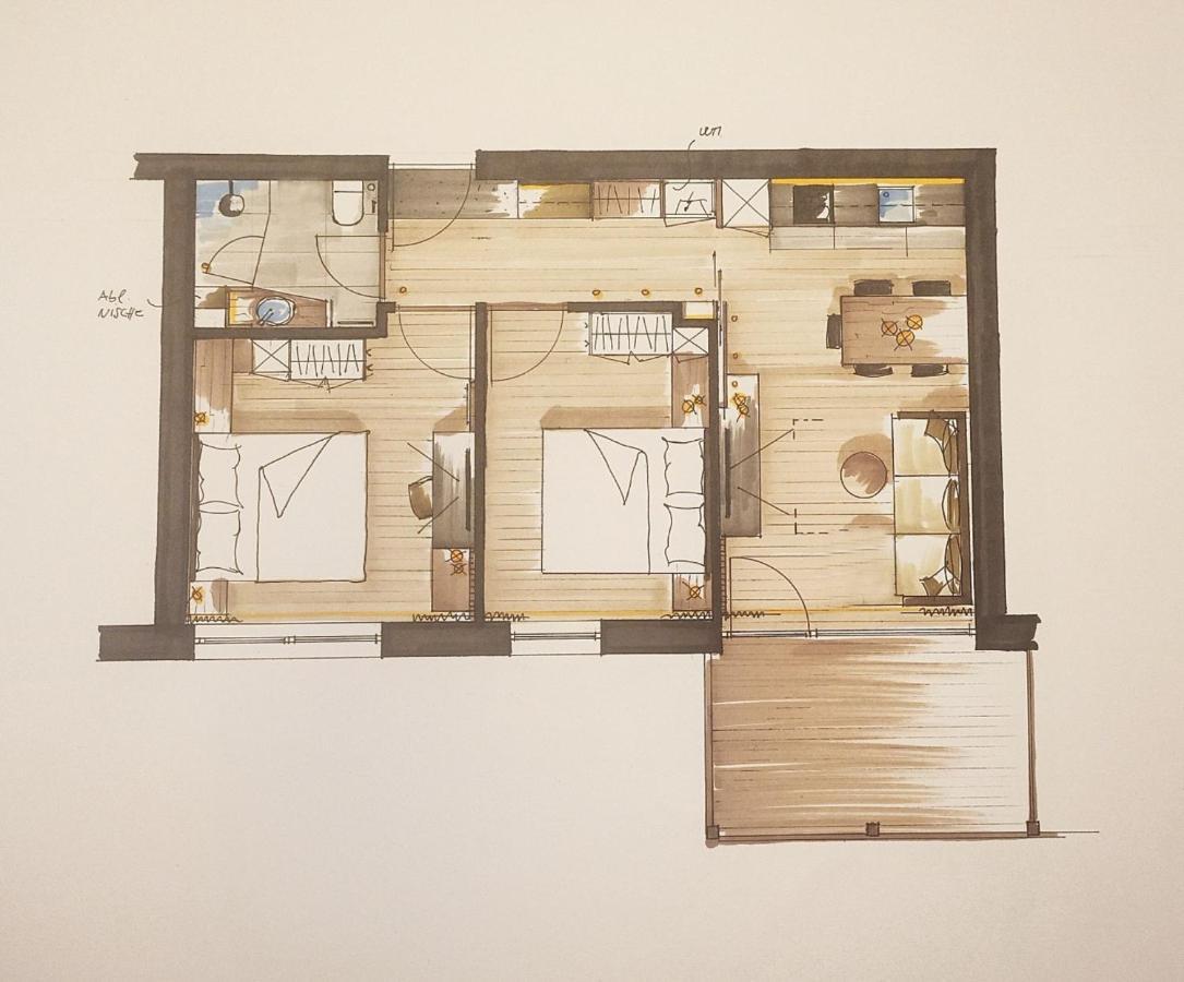 Deluxe Appartement Arve Valdaora Kültér fotó